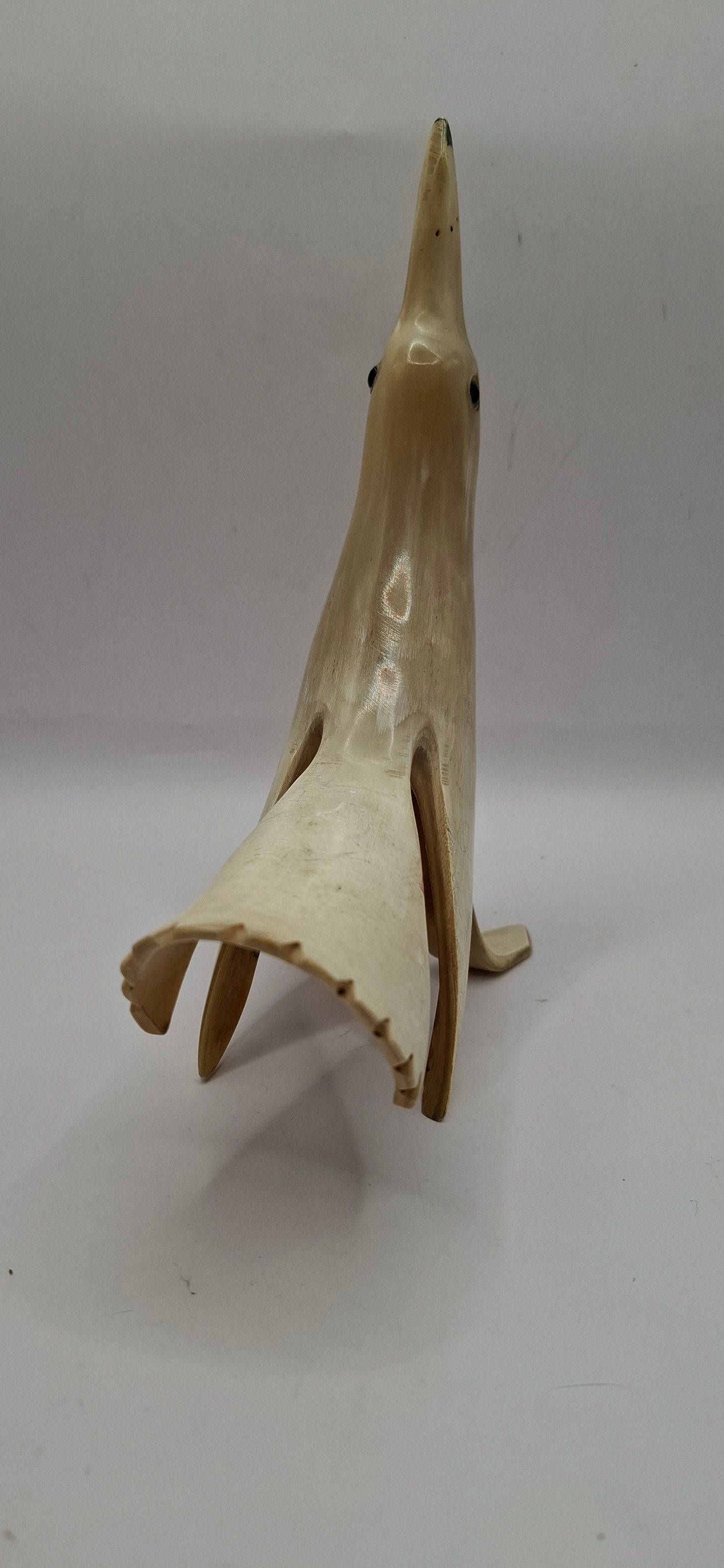 Star Gazey Bird Horn Carving (UK Only)