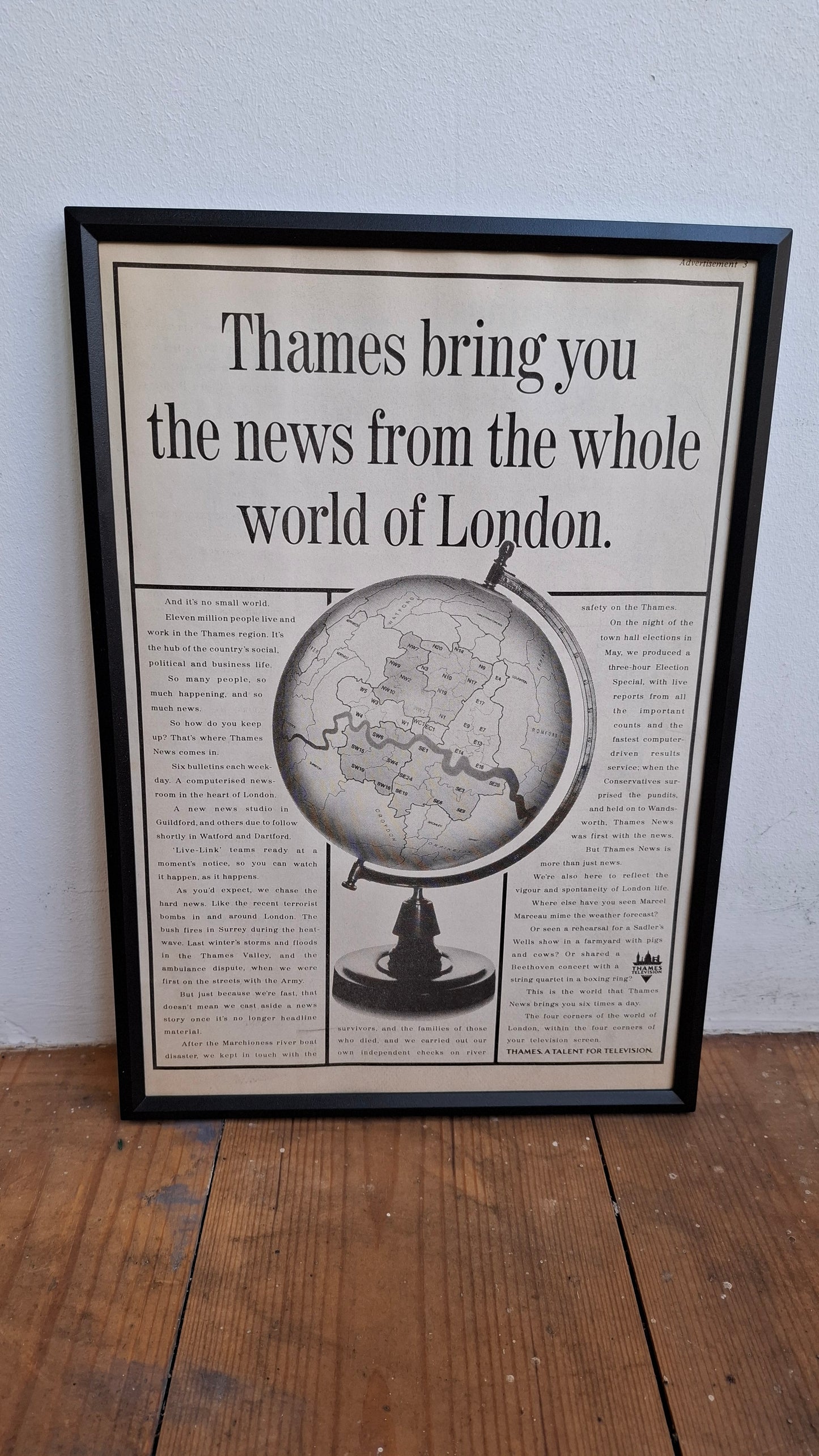 Framed Private Eye Pages