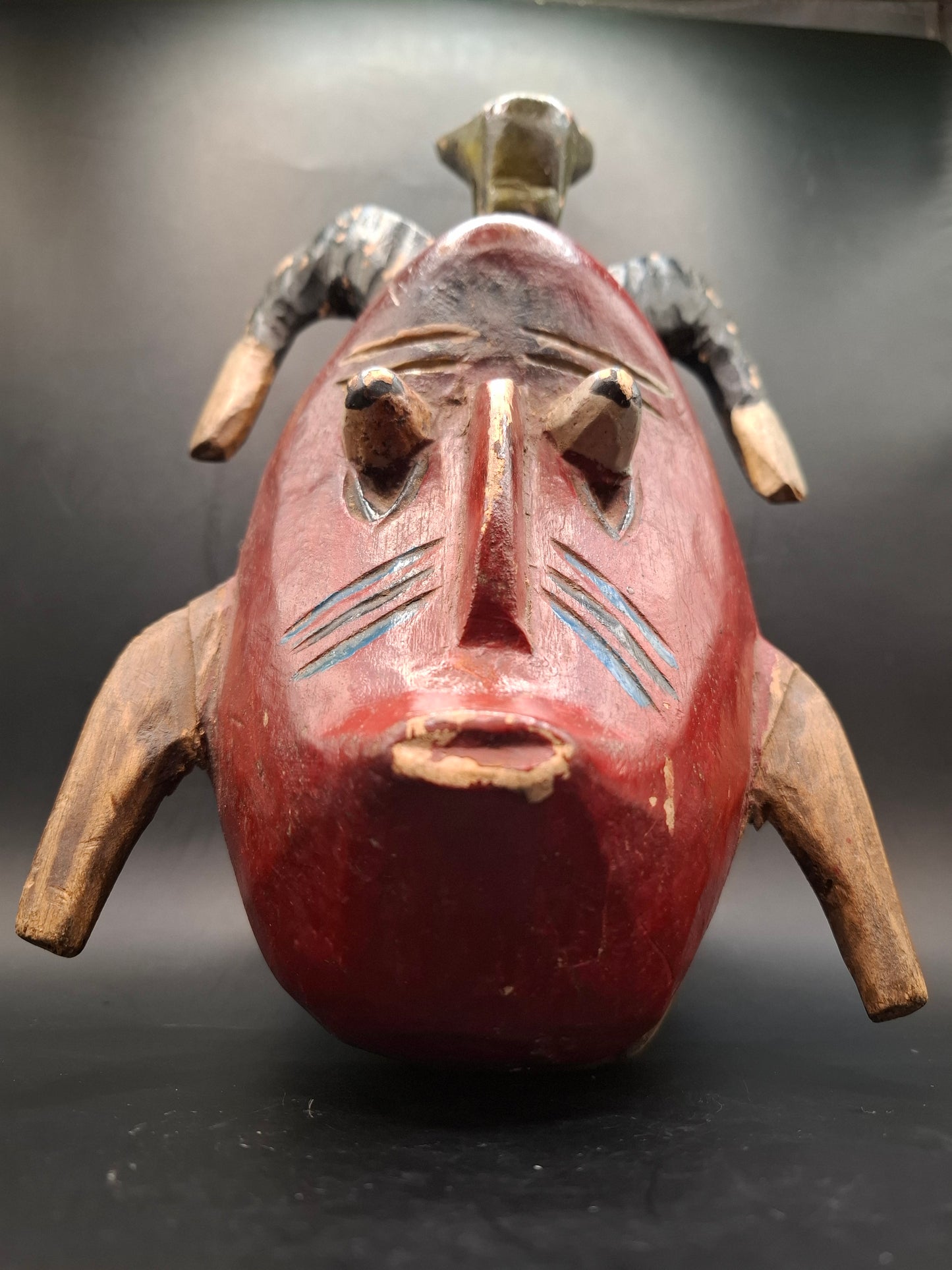 Red Wall Mask