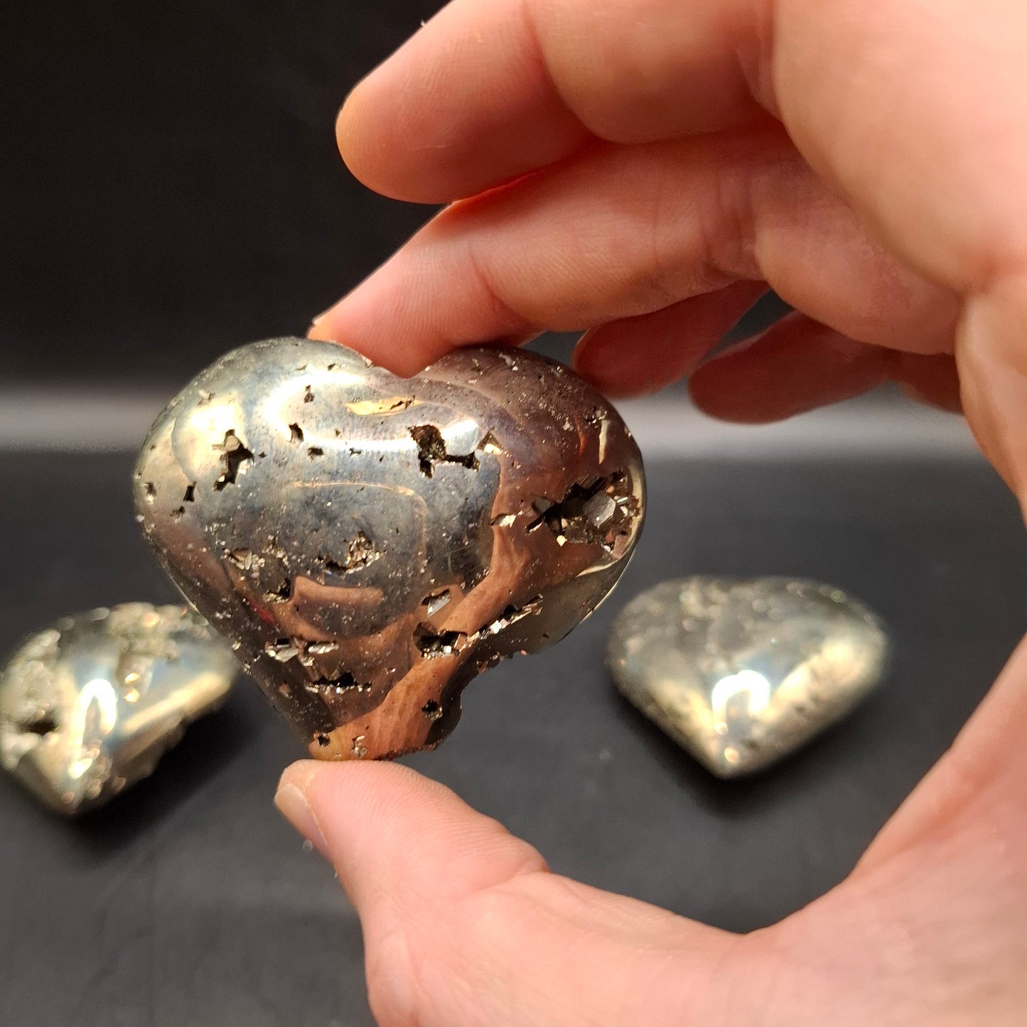 Pyrite Love Heart