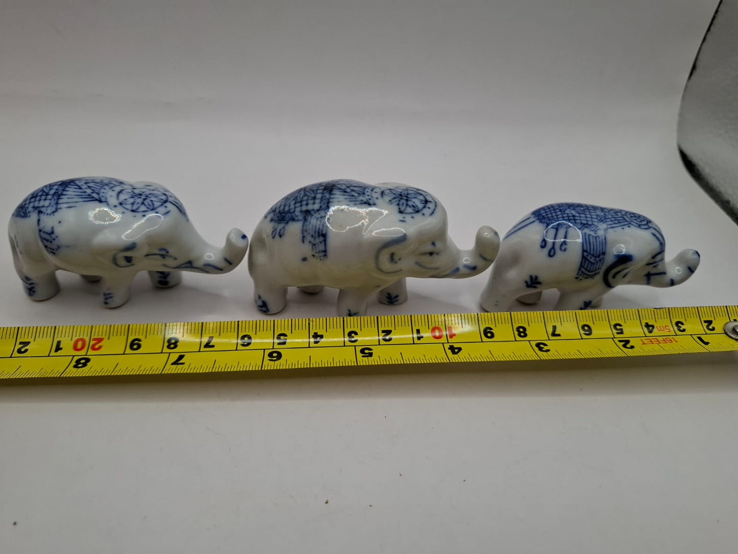 Blue & White Animals