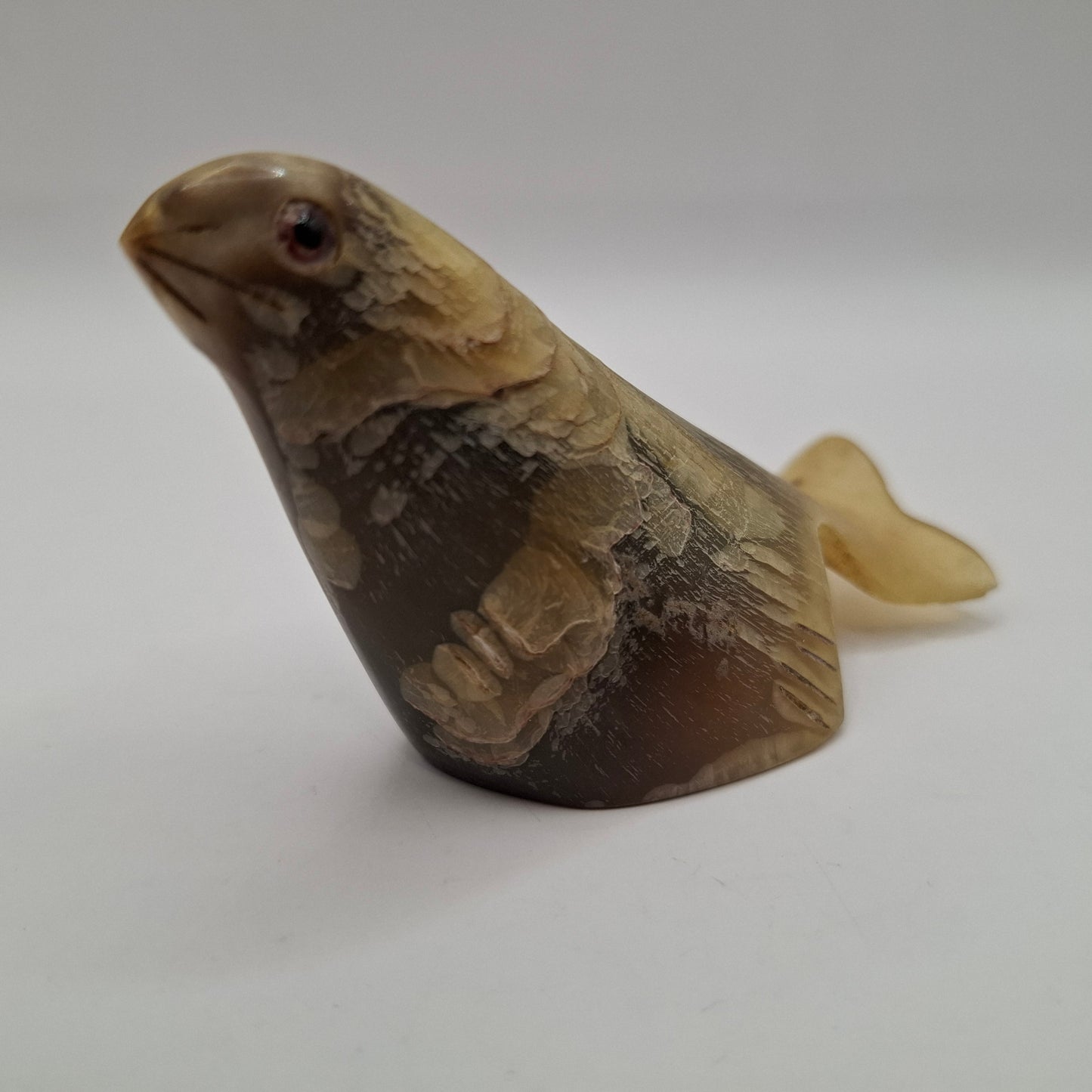 Horn Carving of a Seal (UK Only)