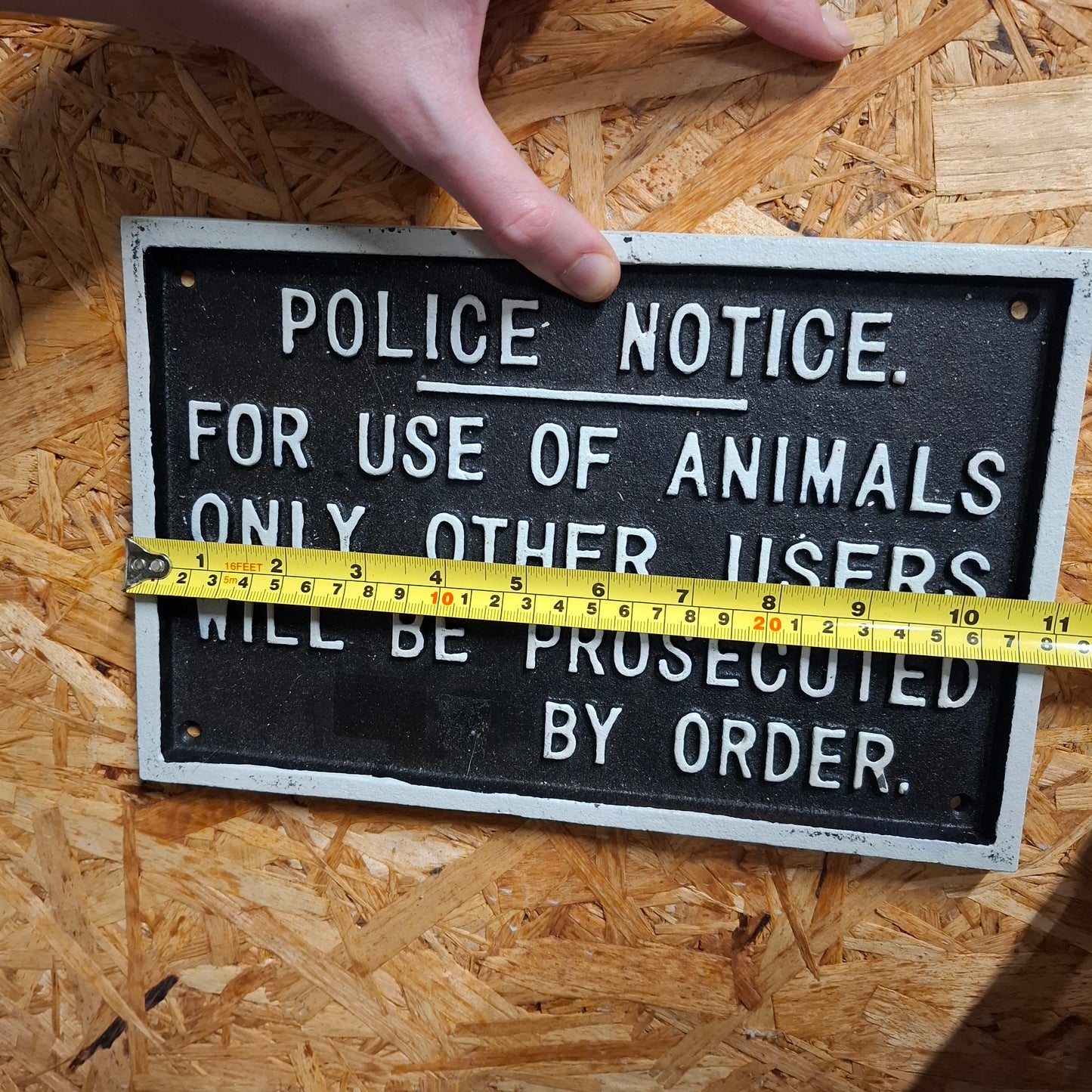 For The Use of Animals Only