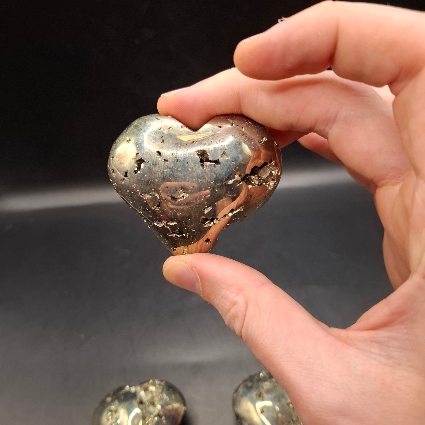 Pyrite Love Heart
