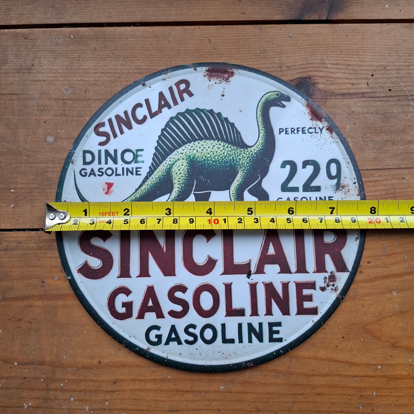 Dinosaur Gasoline Sign