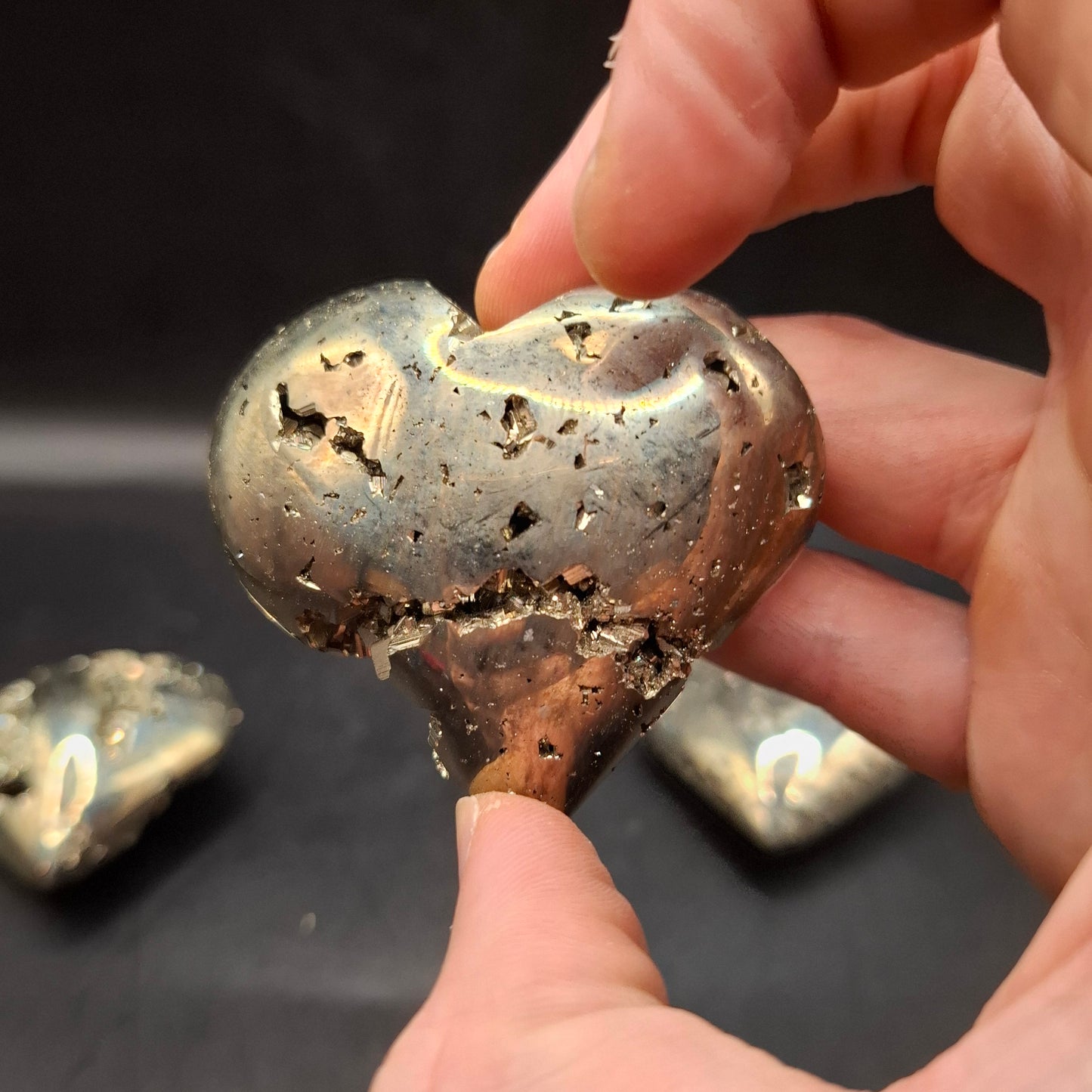 Pyrite Love Heart