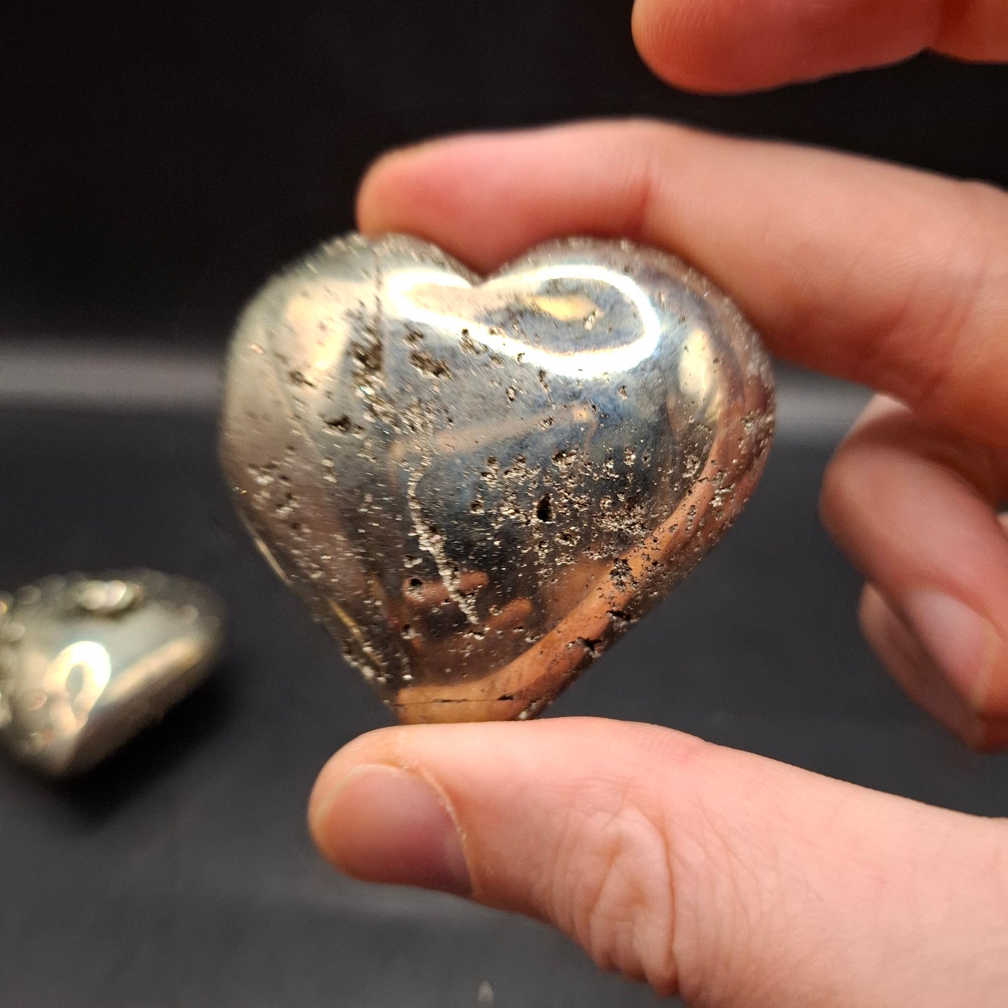 Pyrite Love Heart