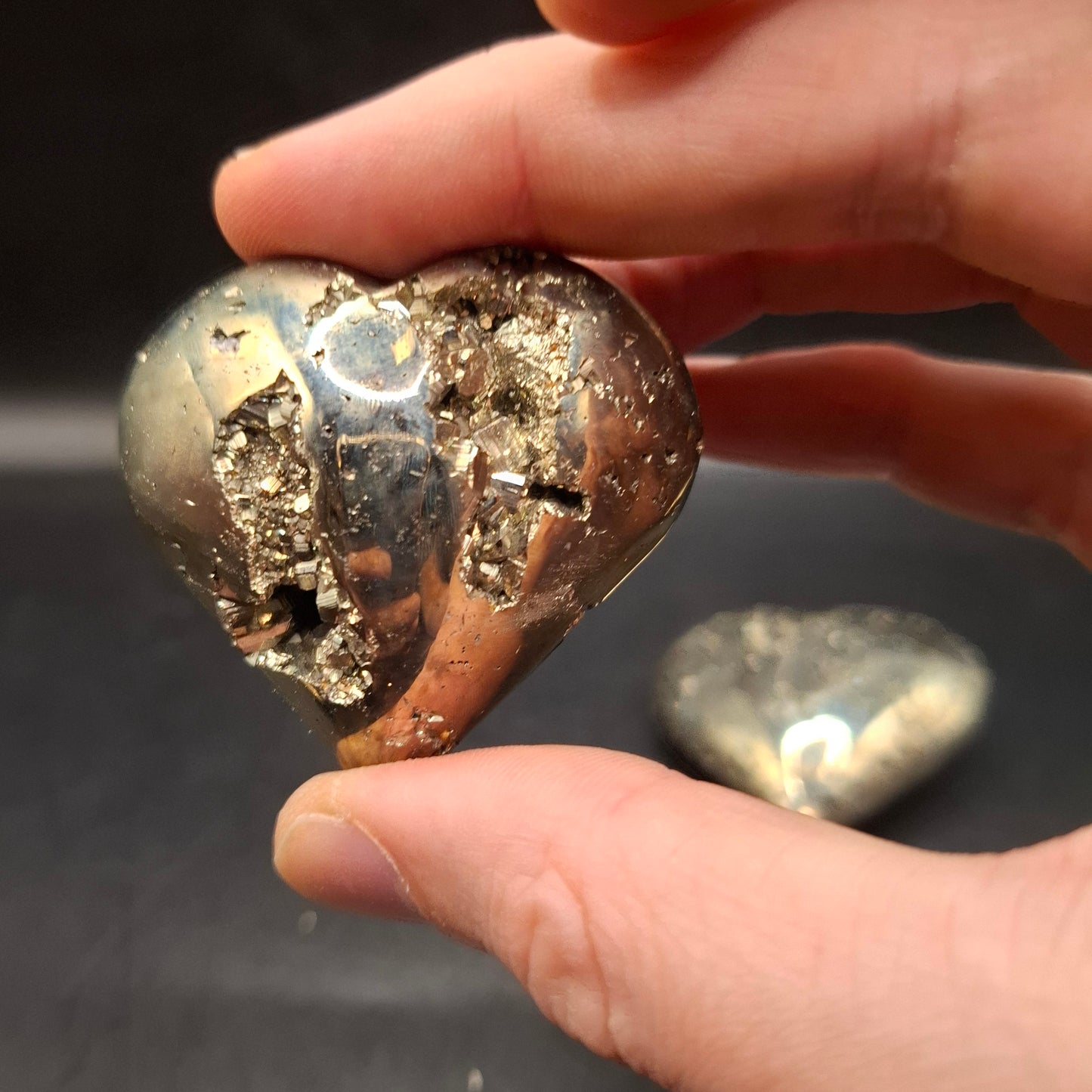 Pyrite Love Heart