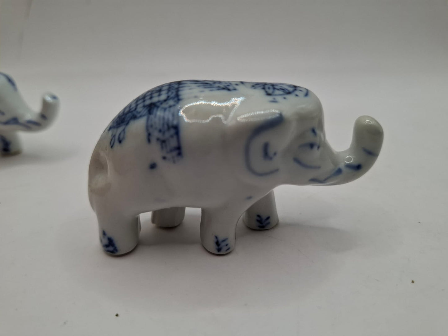 Blue & White Animals
