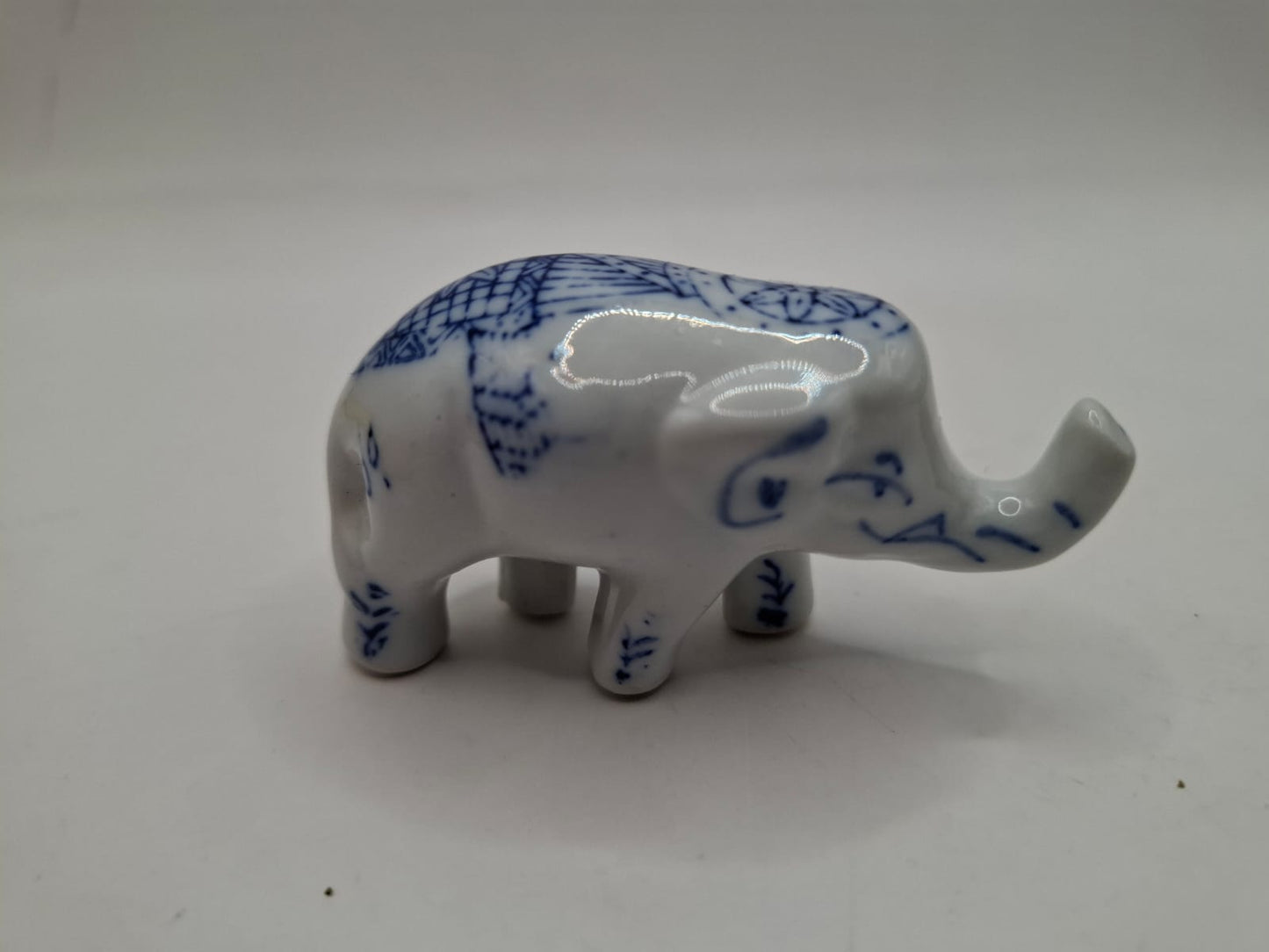 Blue & White Animals