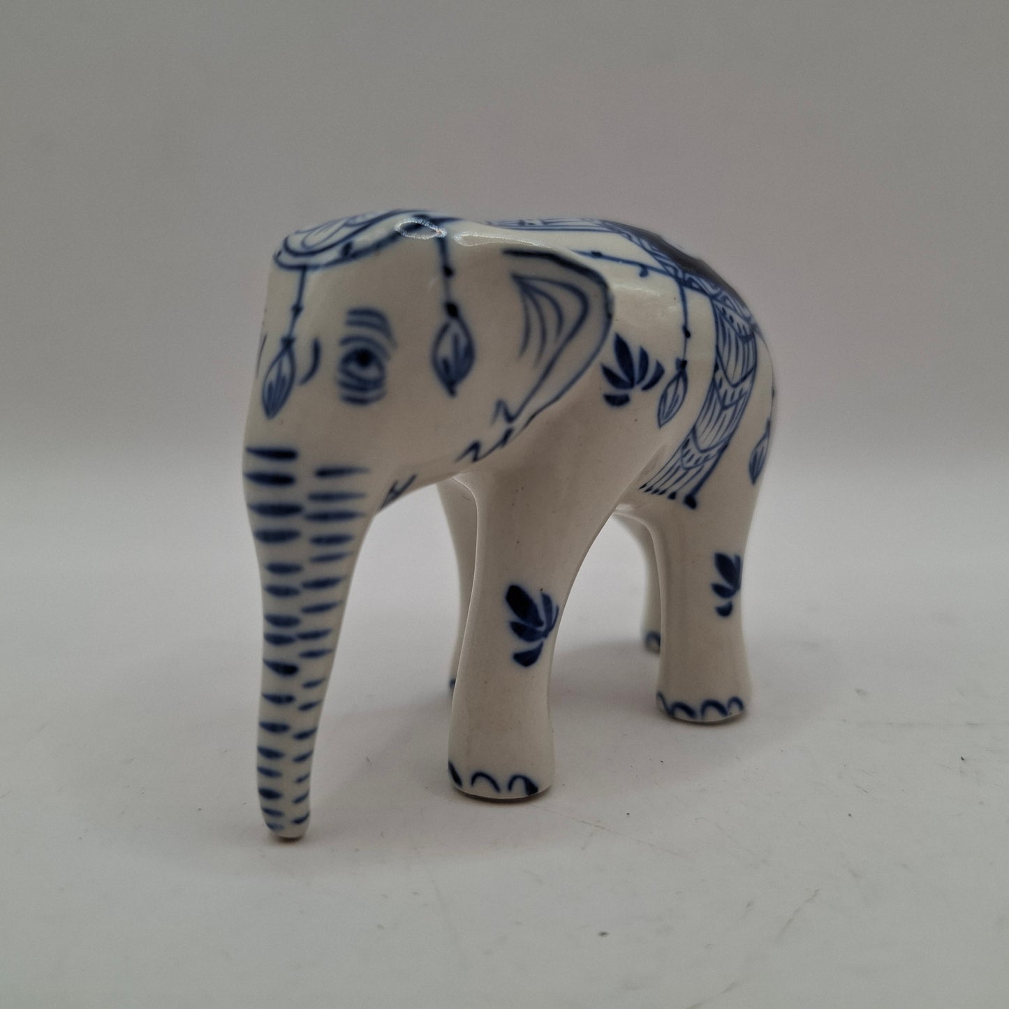Blue & White Animals