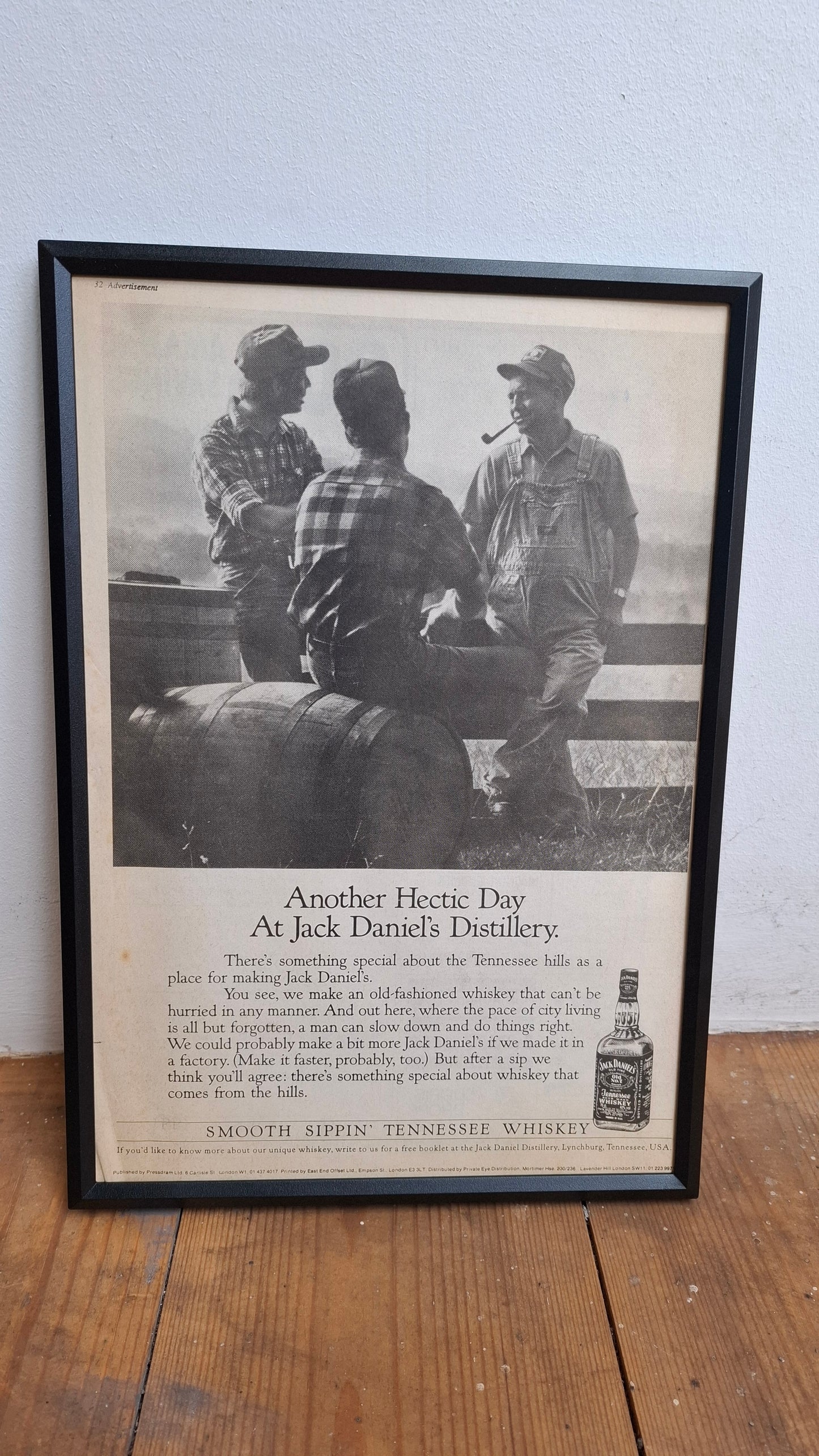Framed Private Eye Pages