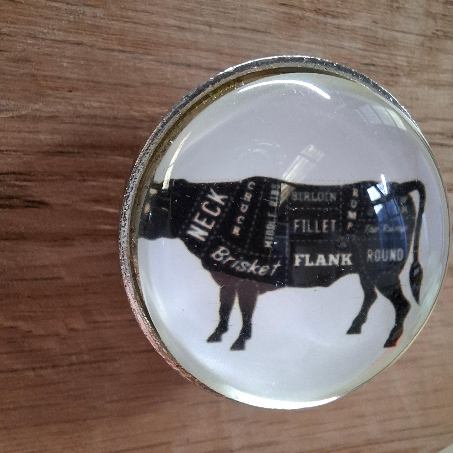 Cow Cuts Door Handle - by "CGB Giftware"