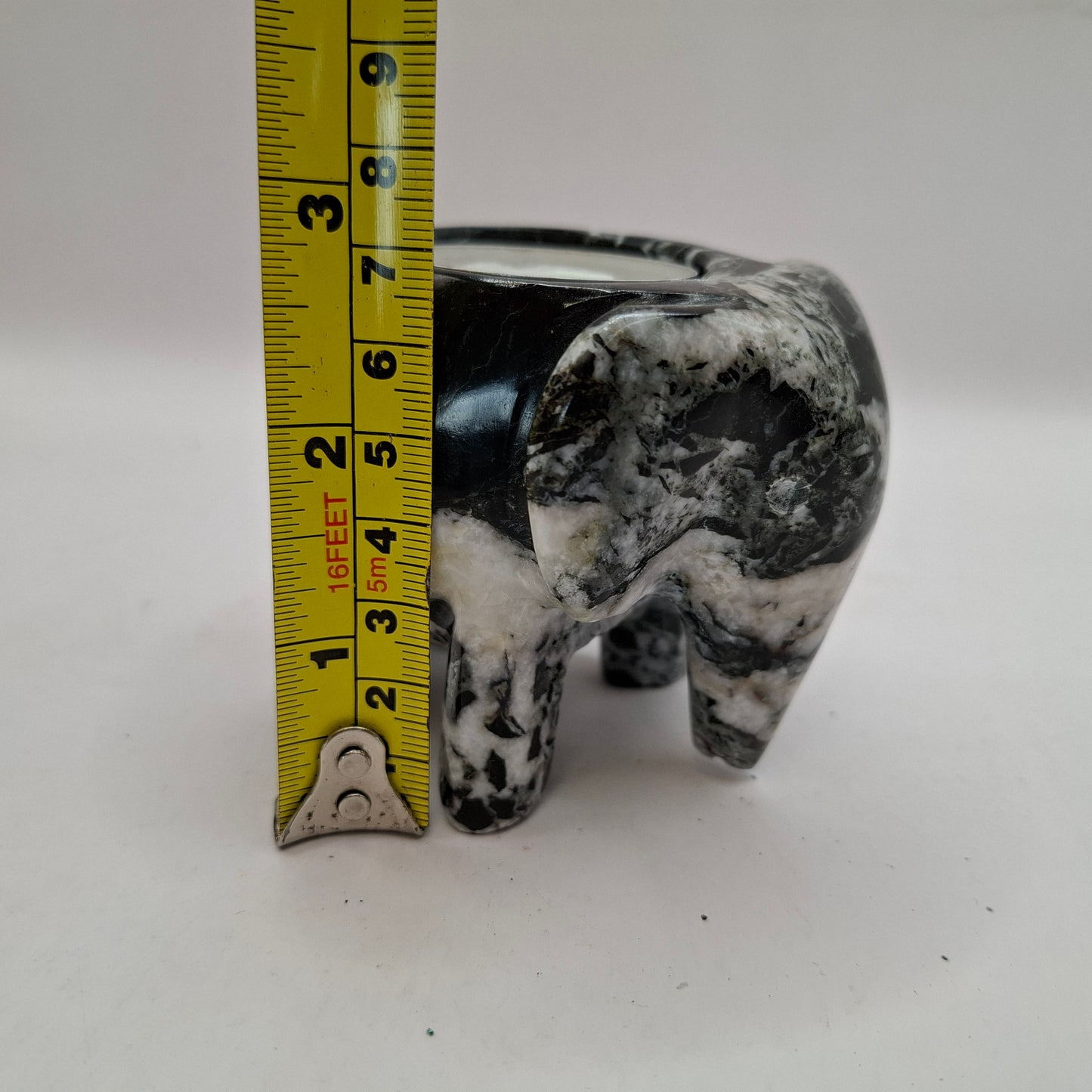 Carved Elephant Tealight Holder