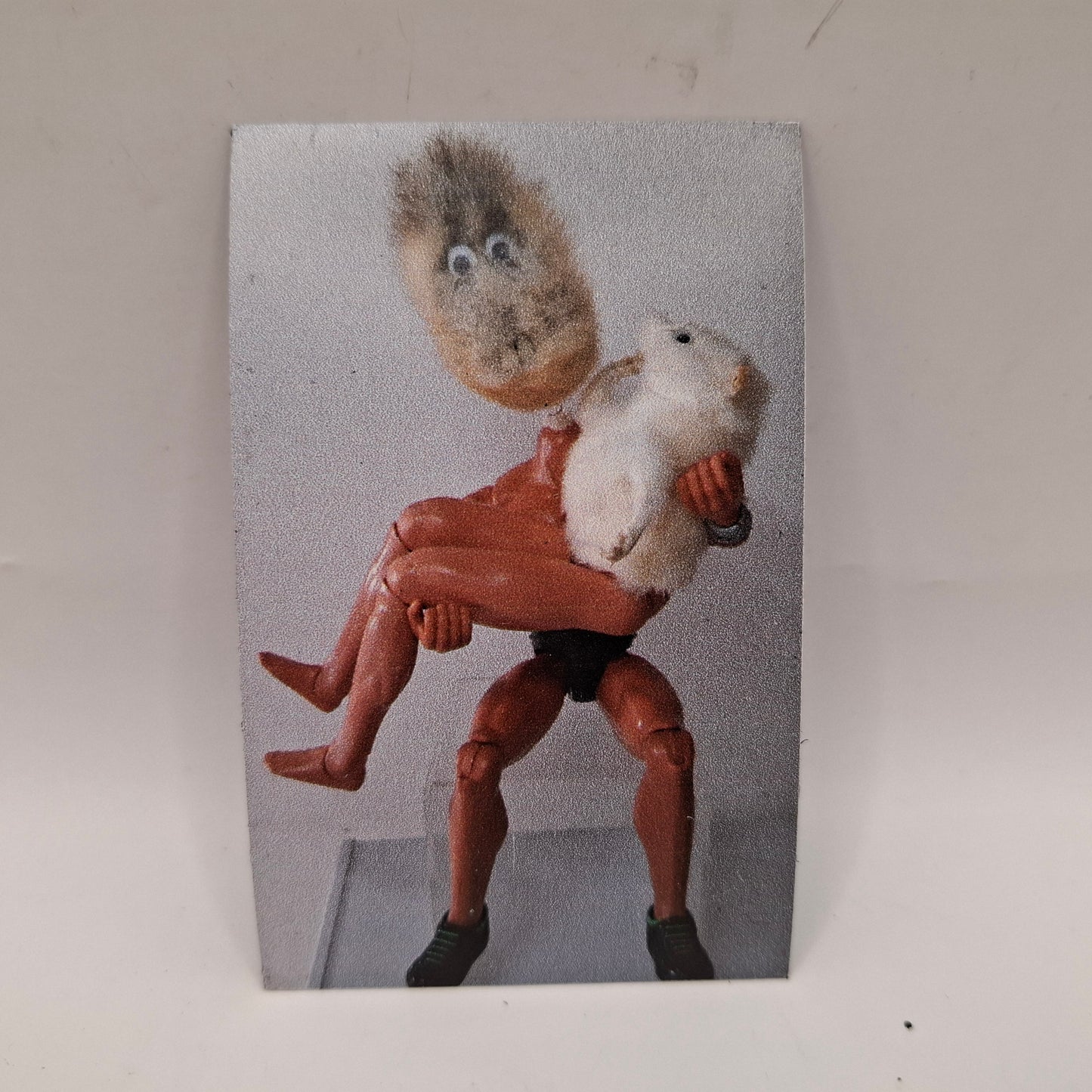 Big Duck Man Cradling A Rat Man Magnet