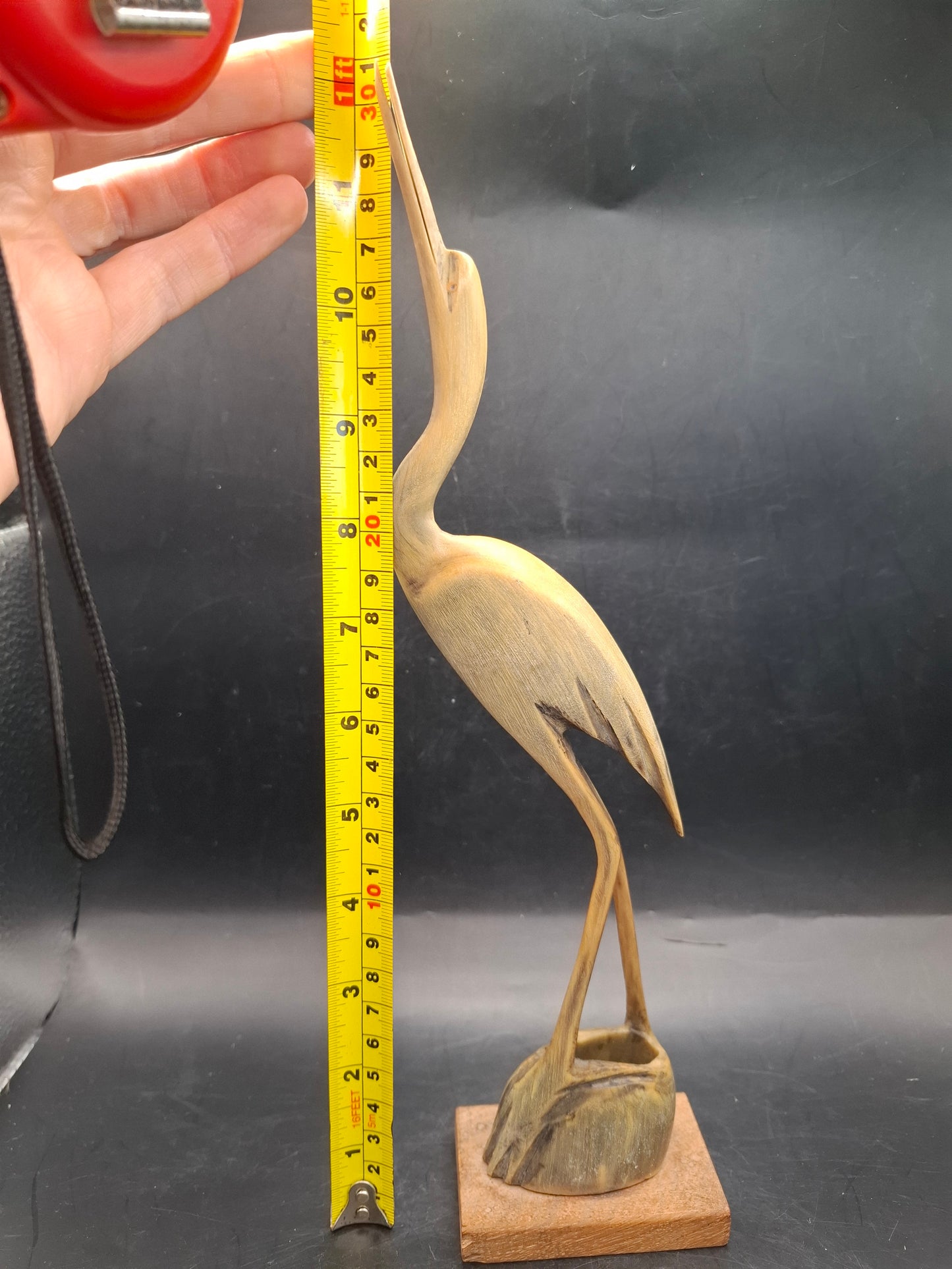 Bigger Mounted Bird Horn Carving (UK Only)