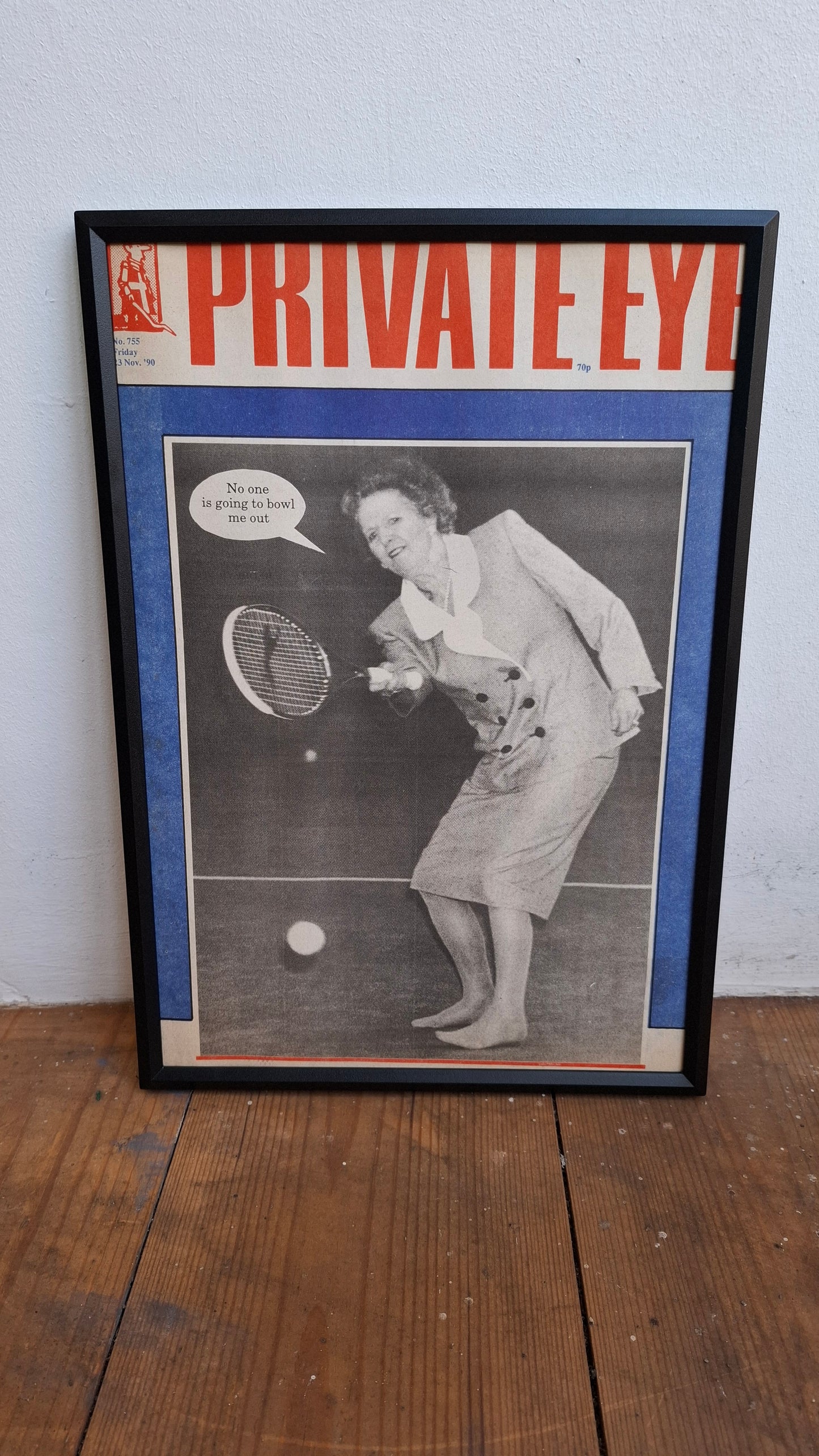 Framed Private Eye Pages