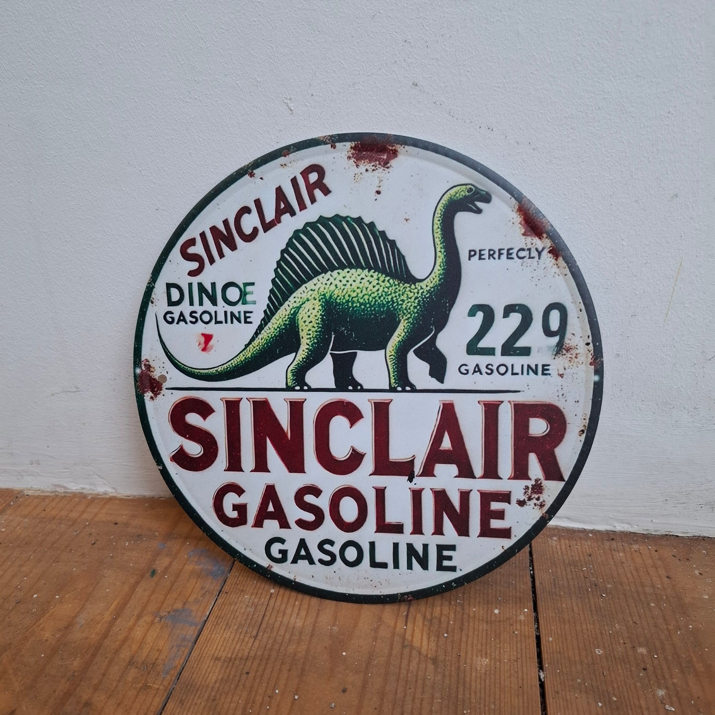 Dinosaur Gasoline Sign