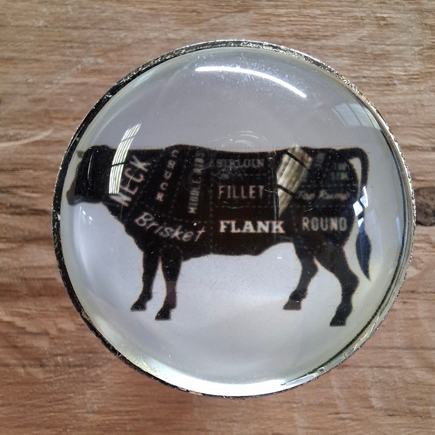 Cow Cuts Door Handle - by "CGB Giftware"