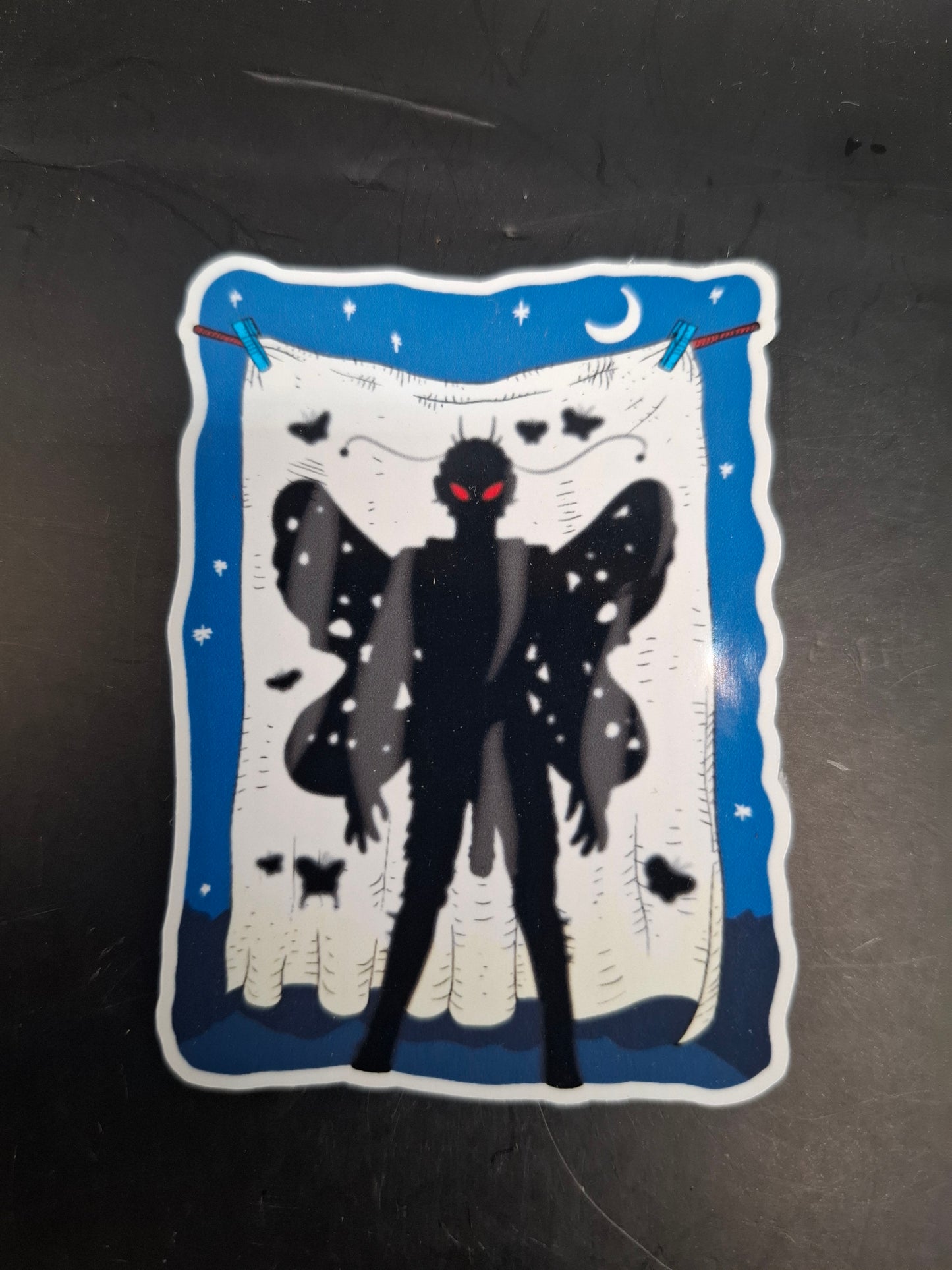Mothman With His Cock Out Sticker
