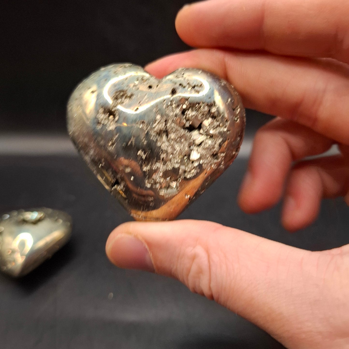 Pyrite Love Heart