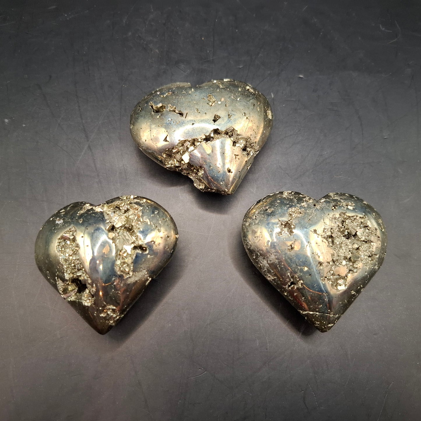Pyrite Love Heart