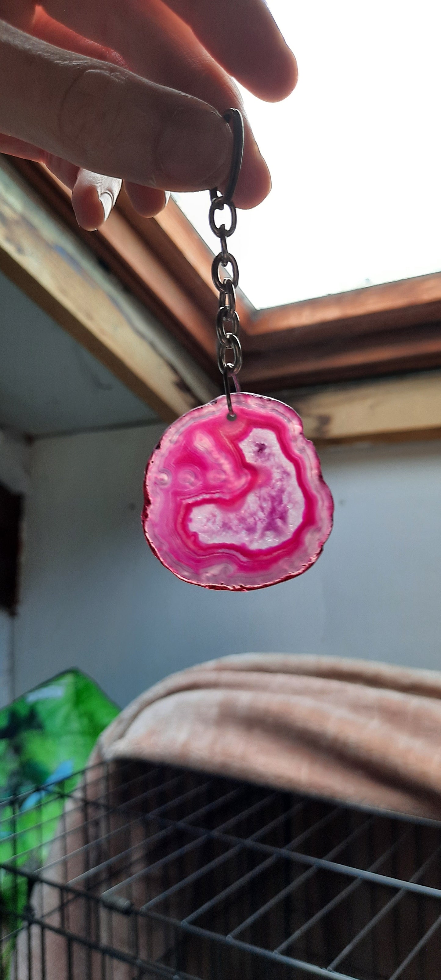 Agate Keyrings