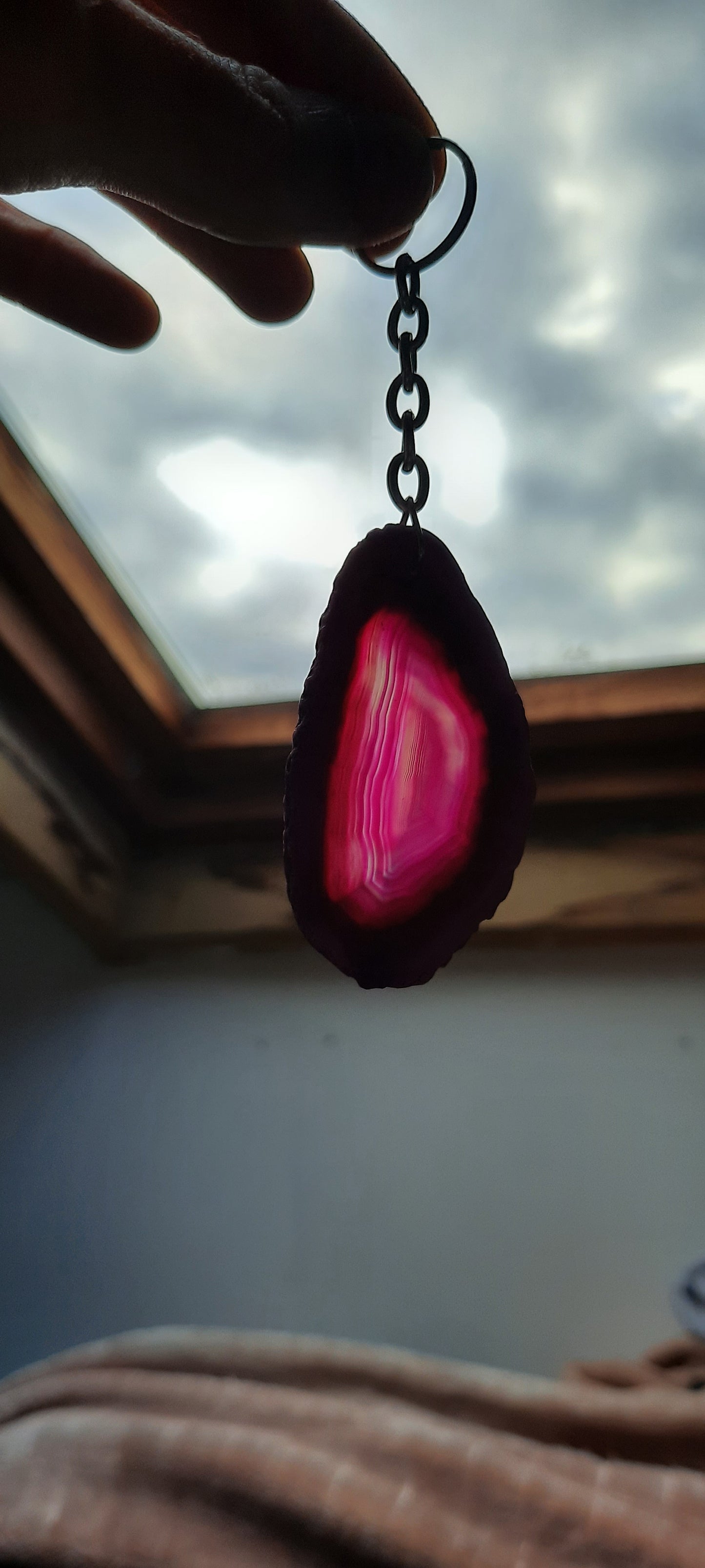 Agate Keyrings