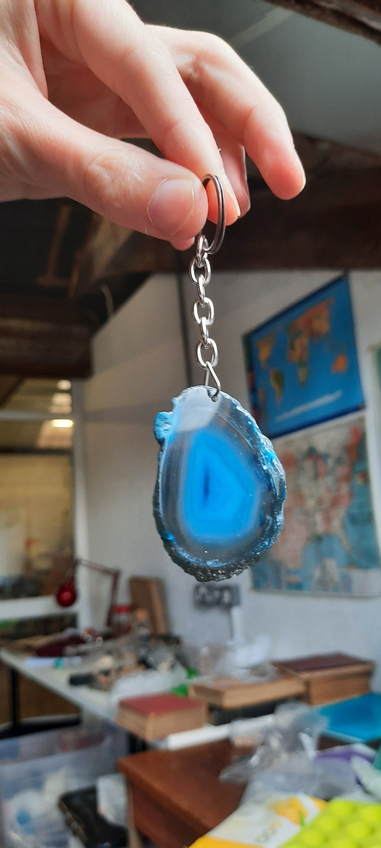 Agate Keyrings