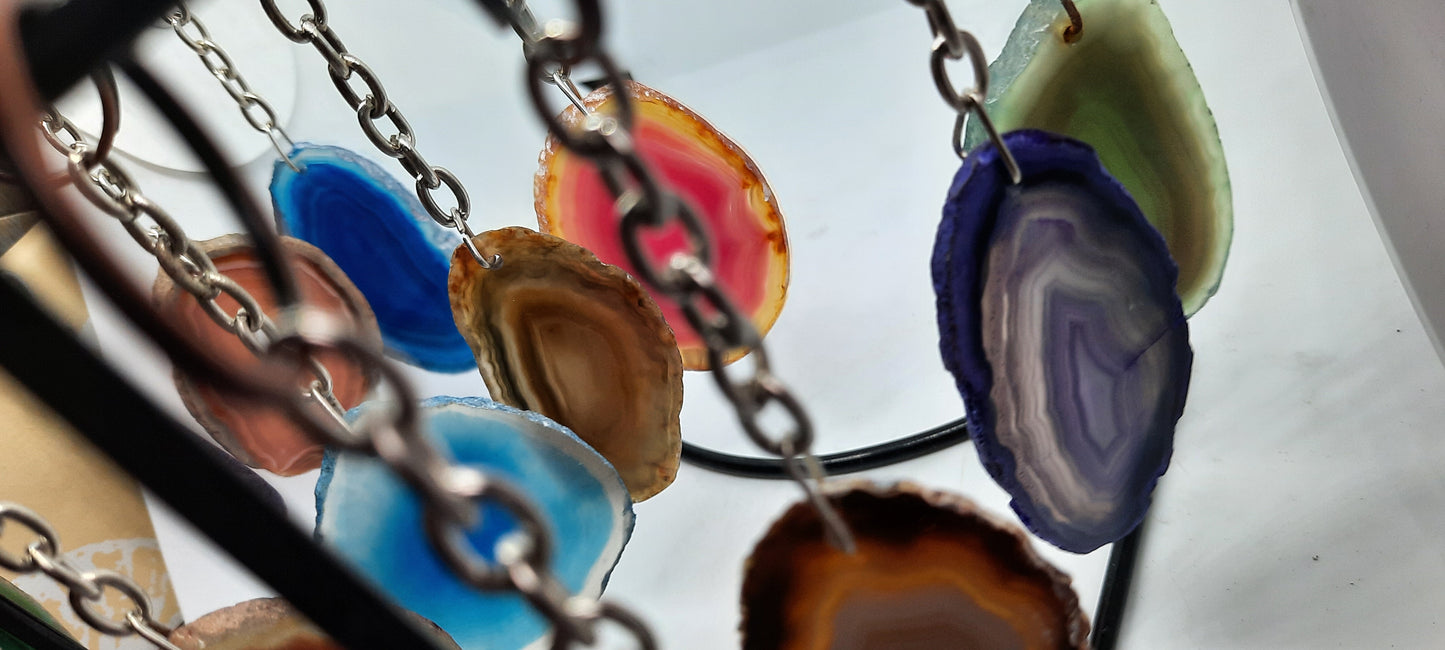 Agate Keyrings