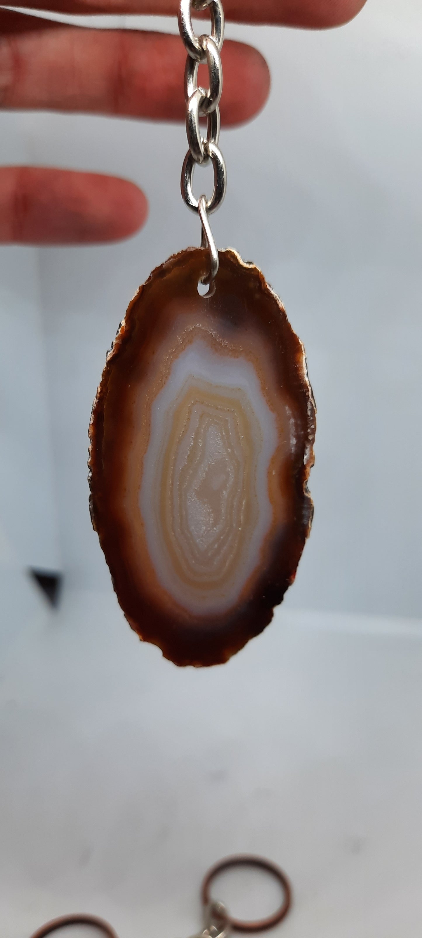 Agate Keyrings