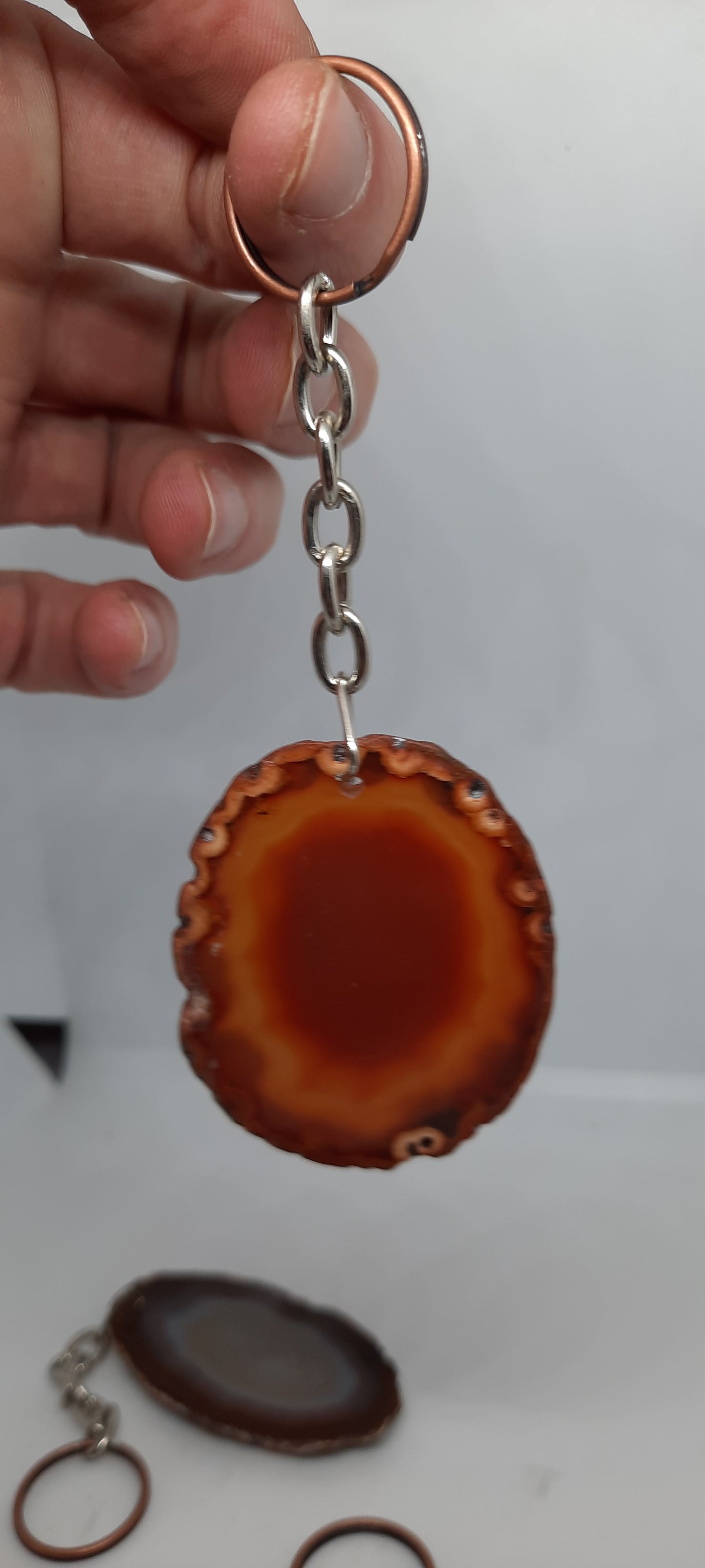 Agate Keyrings