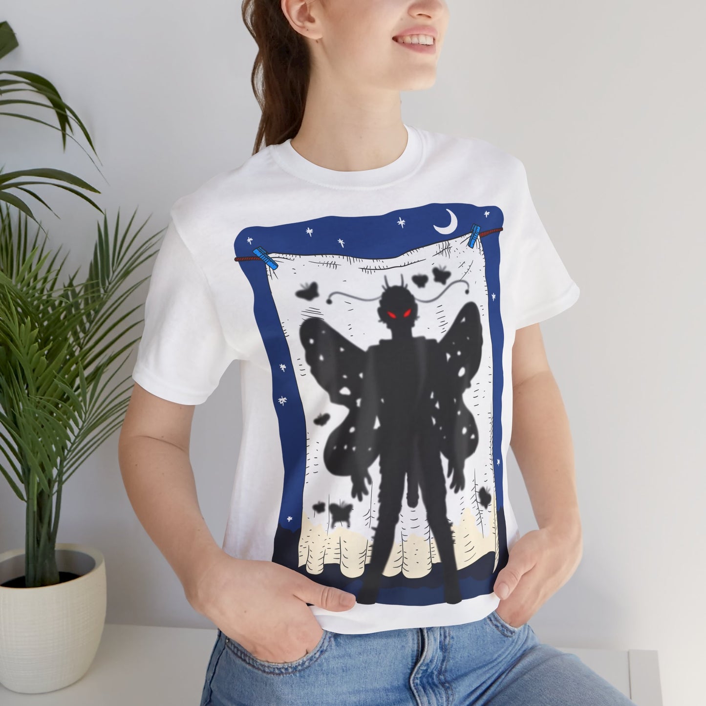 Mothman with his cock out
