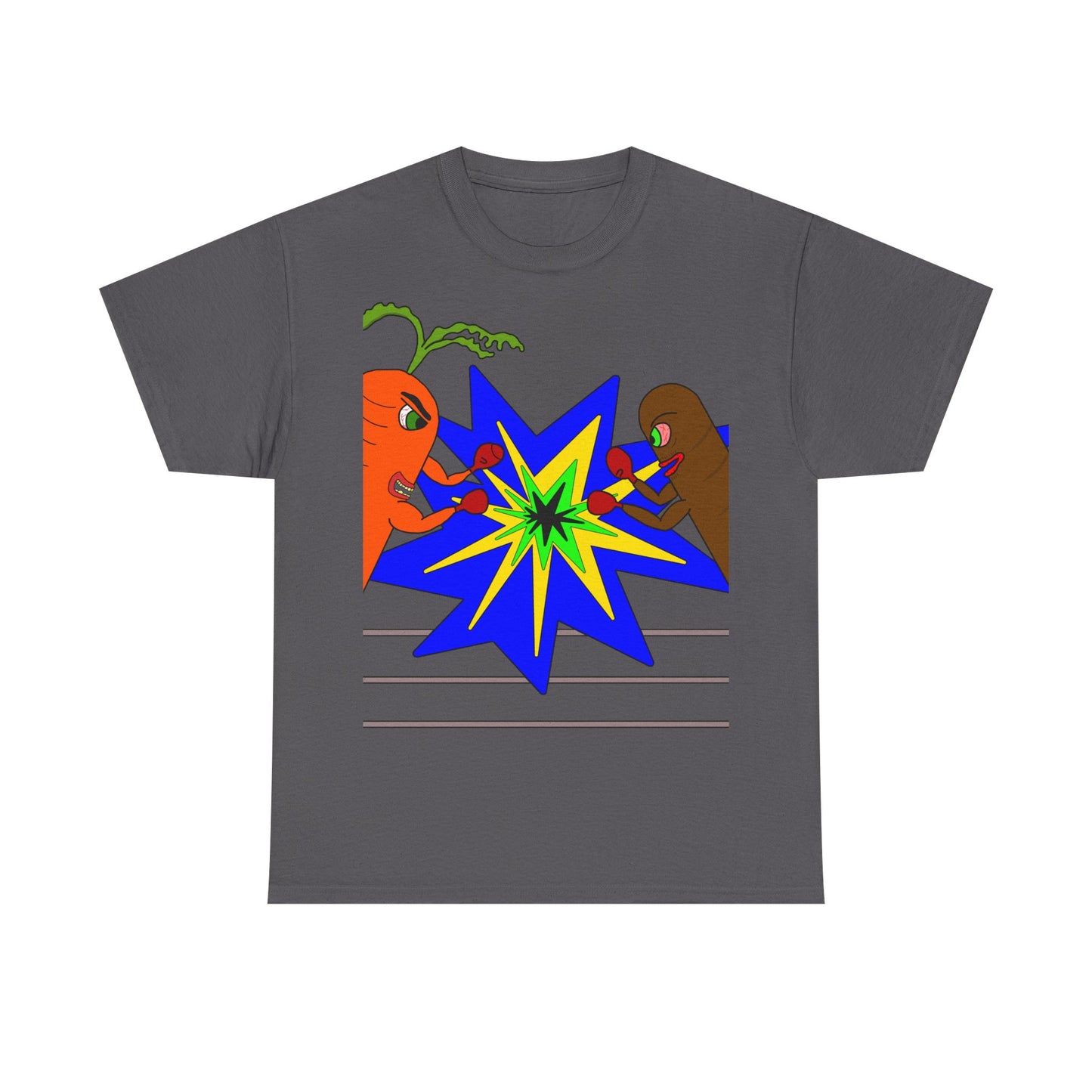 Carrot Vs Sausage Boxing Shirt.