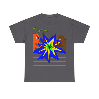 Carrot Vs Sausage Boxing Shirt.