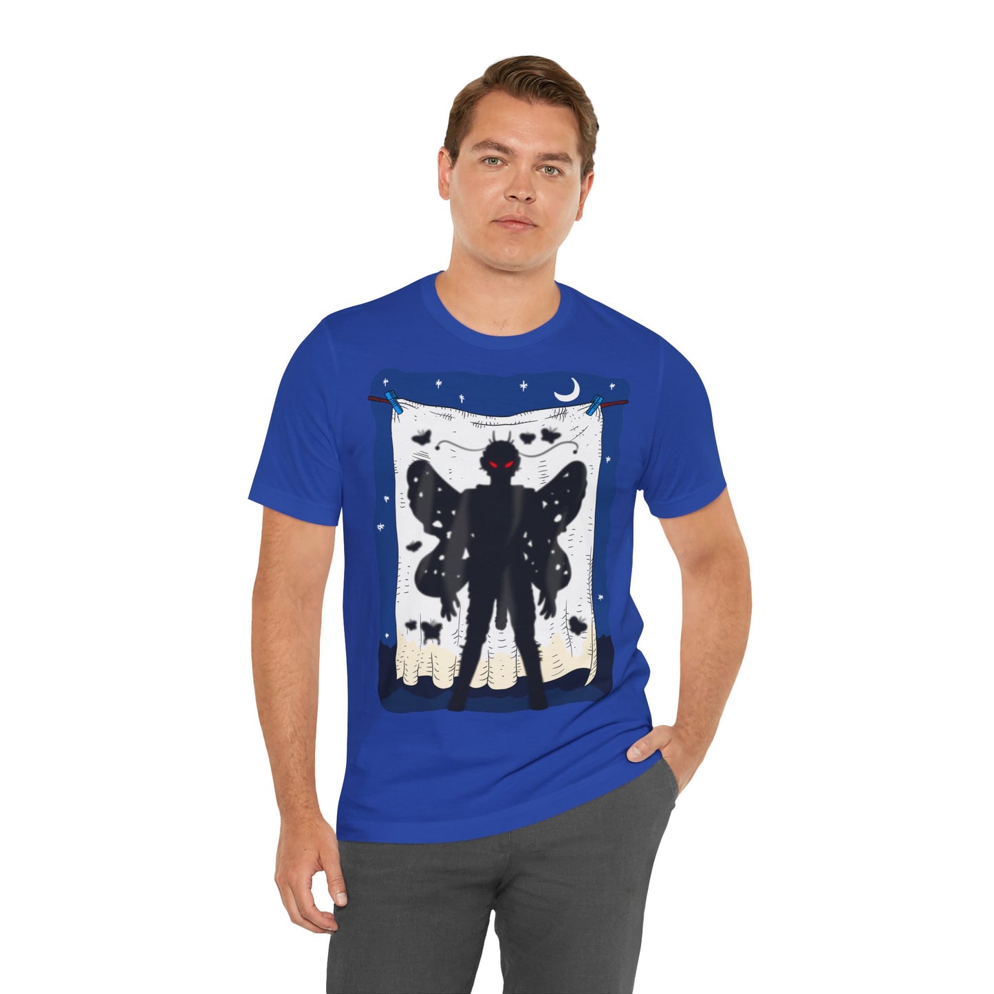 Mothman with his cock out