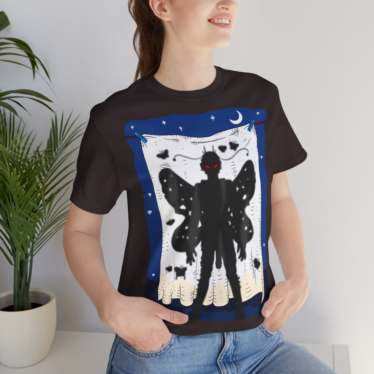 Mothman with his cock out