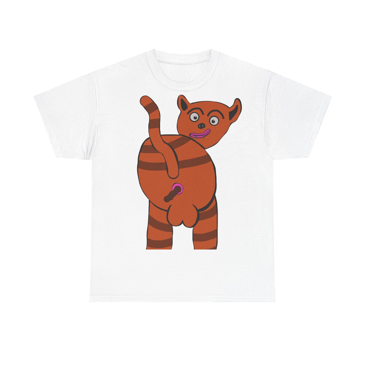 Cat Pushing Out A Turd Shirt