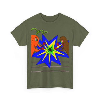 Carrot Vs Sausage Boxing Shirt.
