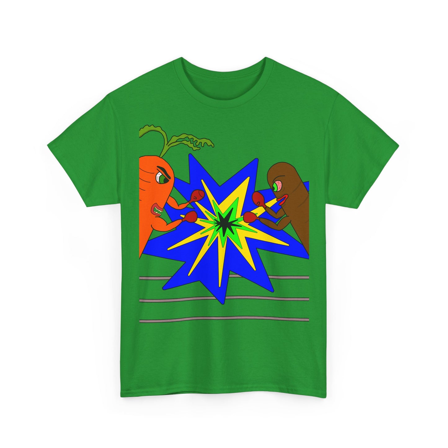 Carrot Vs Sausage Boxing Shirt.
