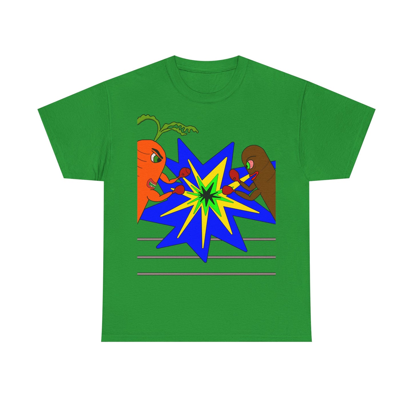 Carrot Vs Sausage Boxing Shirt.