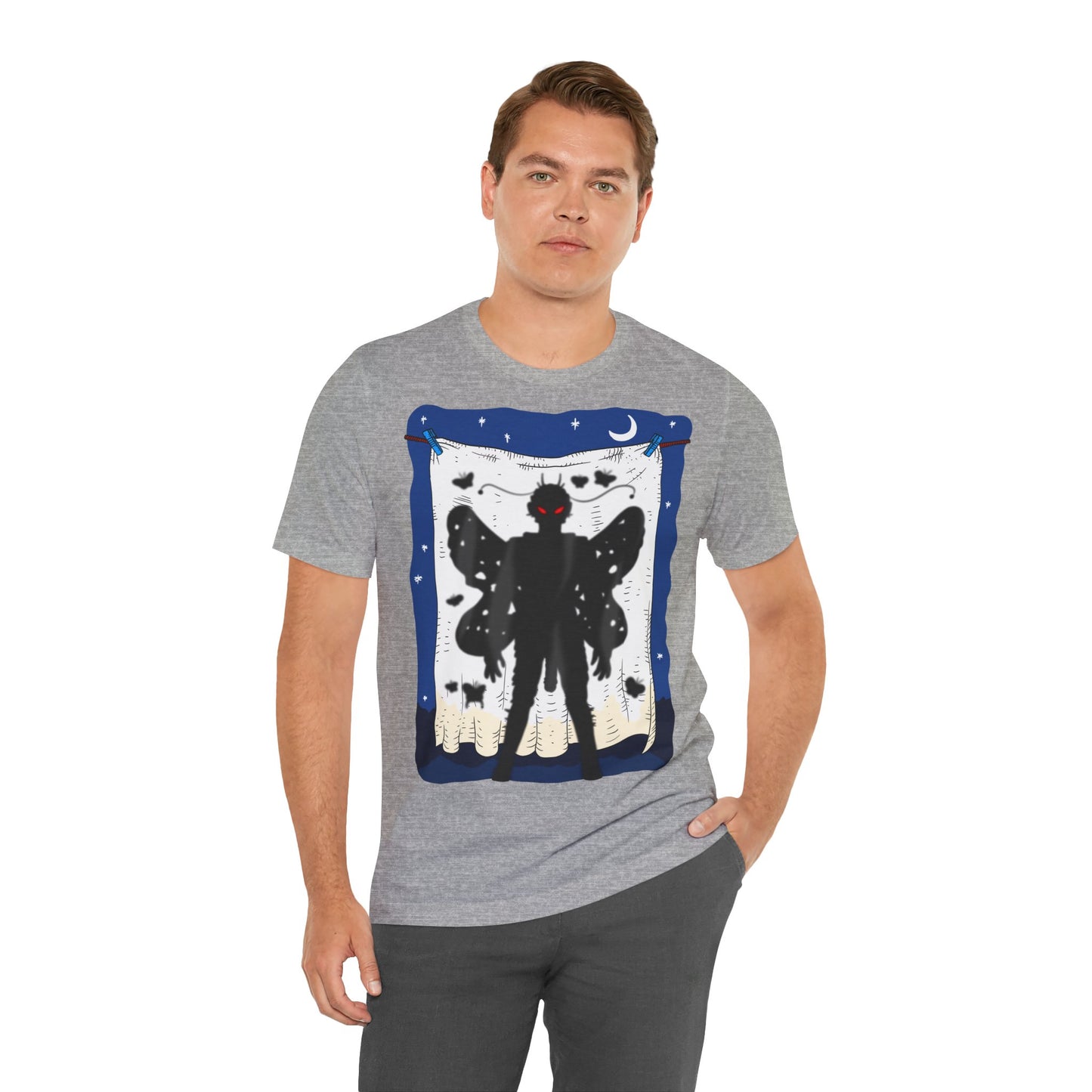 Mothman with his cock out