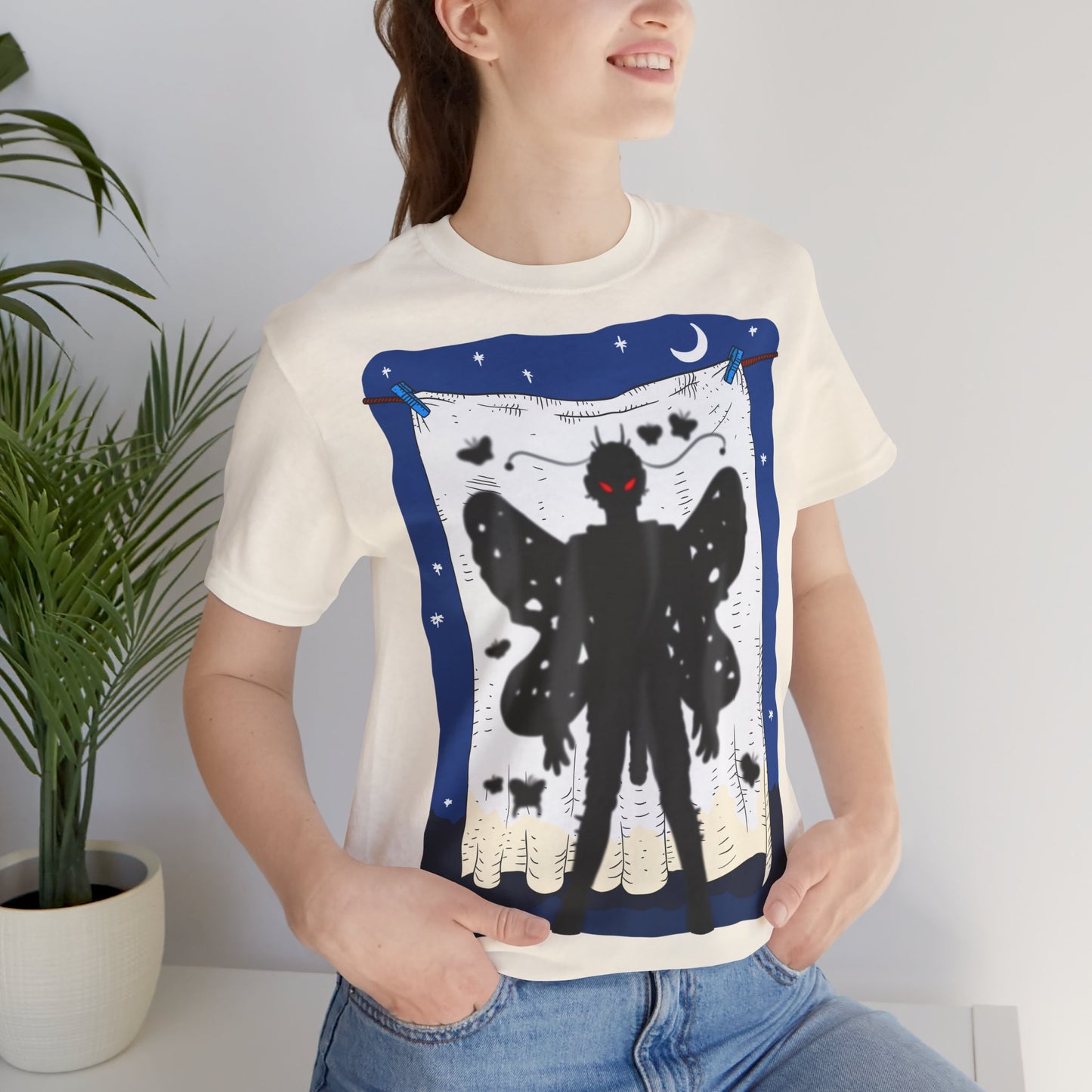 Mothman with his cock out
