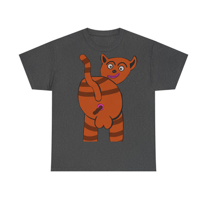 Cat Pushing Out A Turd Shirt