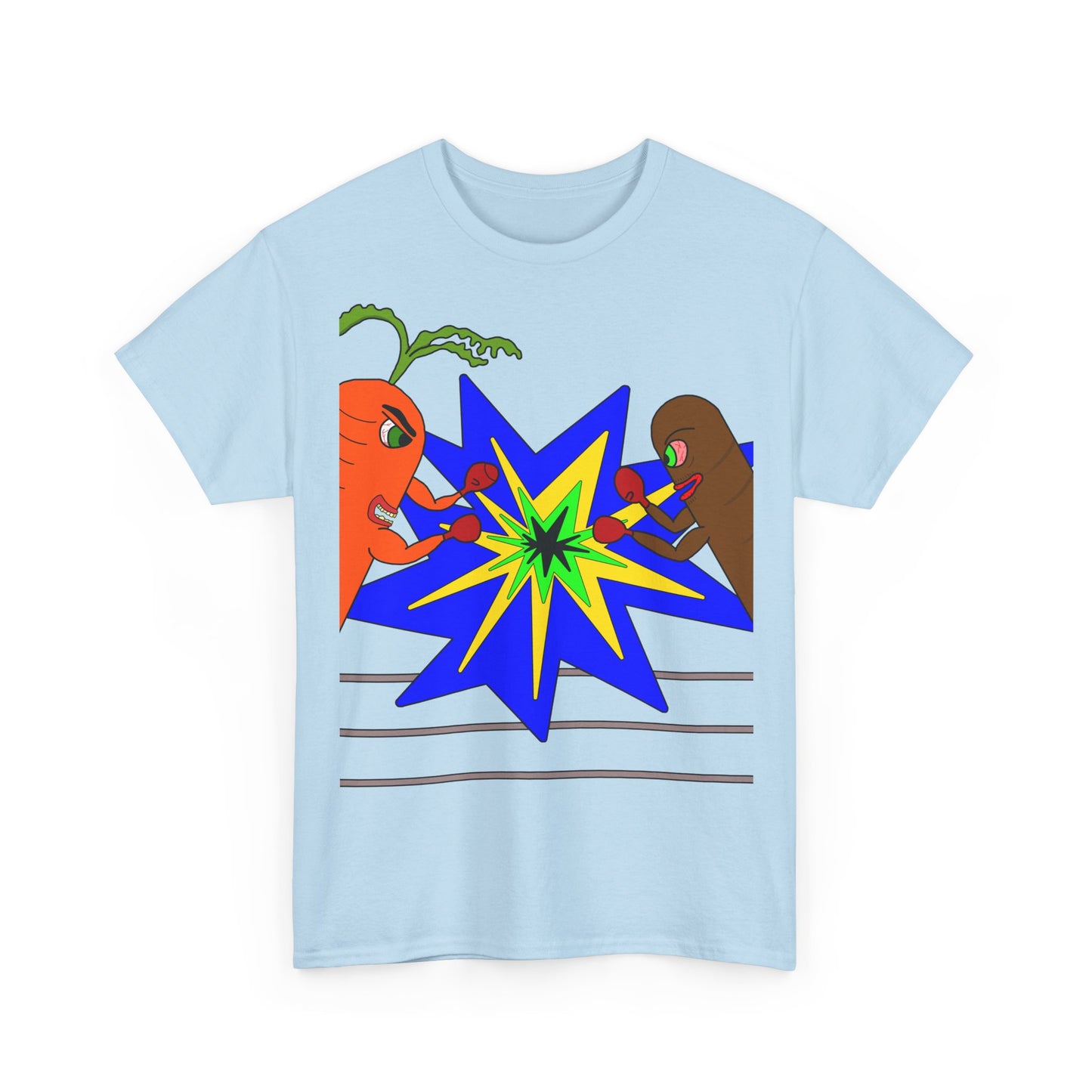 Carrot Vs Sausage Boxing Shirt.