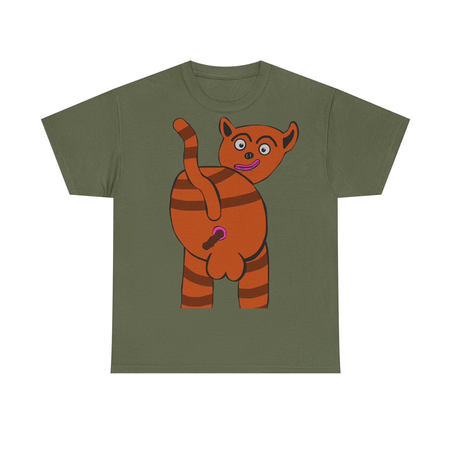 Cat Pushing Out A Turd Shirt