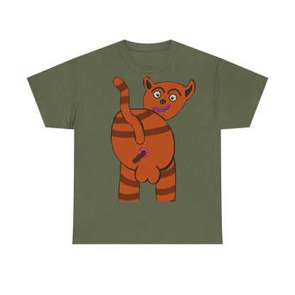Cat Pushing Out A Turd Shirt