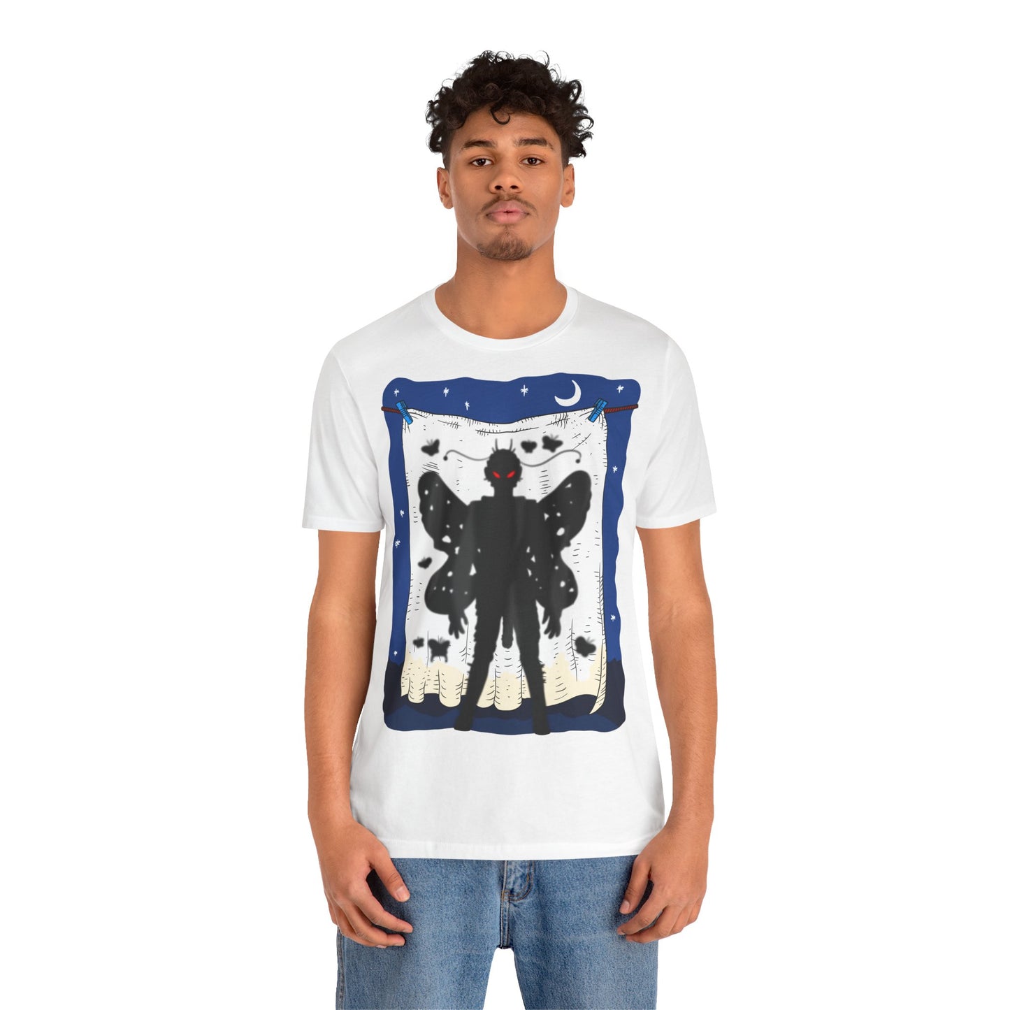 Mothman with his cock out