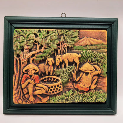 Framed Ceramic Tile