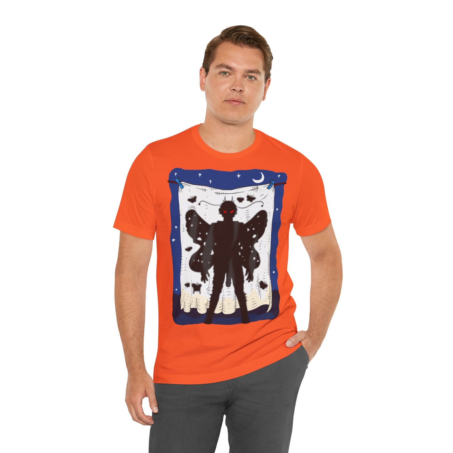 Mothman with his cock out